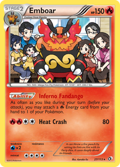 Emboar - Legendary Treasures - #27 - Pokemon TCG card