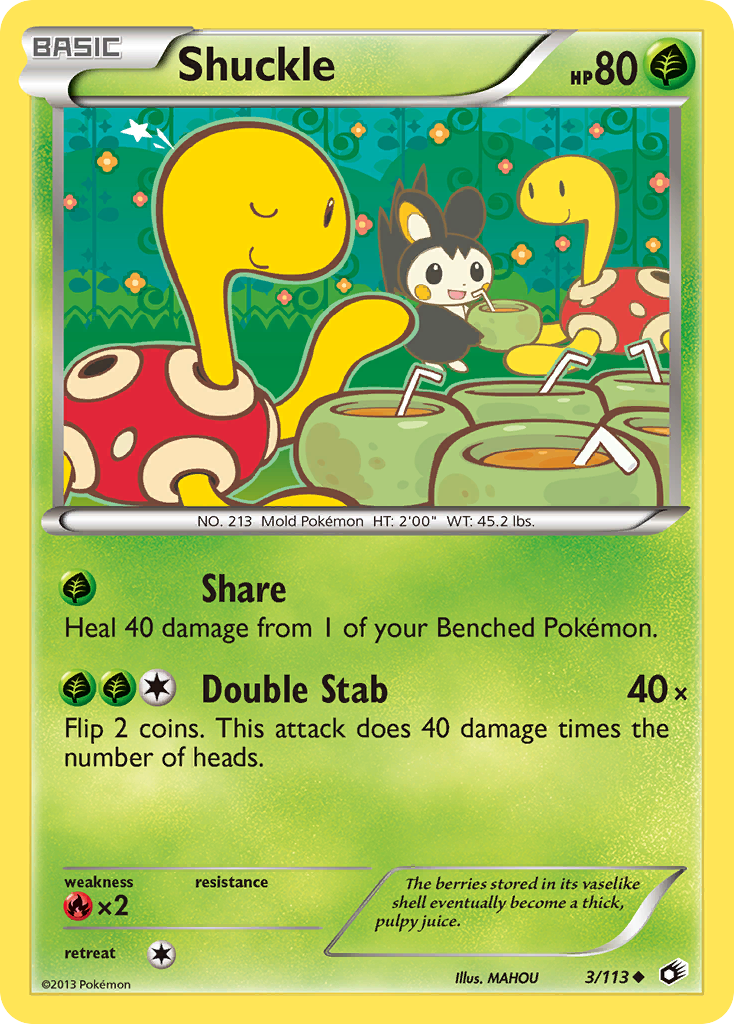 Shuckle - Legendary Treasures - #3 - Pokemon TCG card