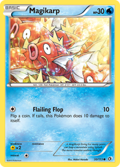 Magikarp #30 Magikarp - Legendary Treasures - #30 - Pokemon TCG card
