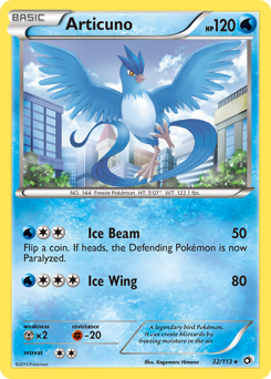 Articuno #32 Articuno - Legendary Treasures - #32 - Pokemon TCG card