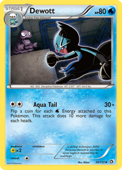 Dewott - Legendary Treasures - #38 - Pokemon TCG card