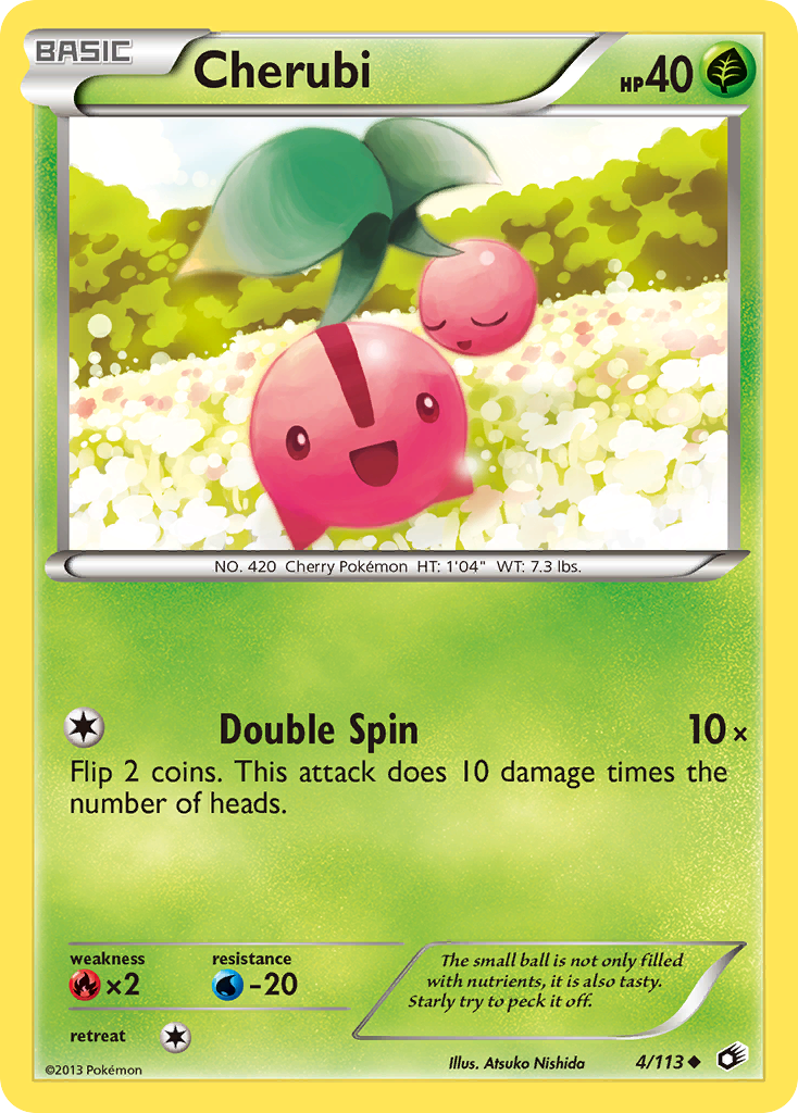 Cherubi - Legendary Treasures - #4 - Pokemon TCG card