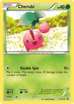 Cherubi - Legendary Treasures - #4 - Pokemon TCG card
