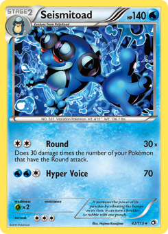 Seismitoad - Legendary Treasures - #42 - Pokemon TCG card