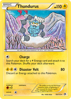 Thundurus - Legendary Treasures - #50 - Pokemon TCG card