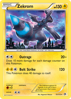 Zekrom - Legendary Treasures - #51 - Pokemon TCG card