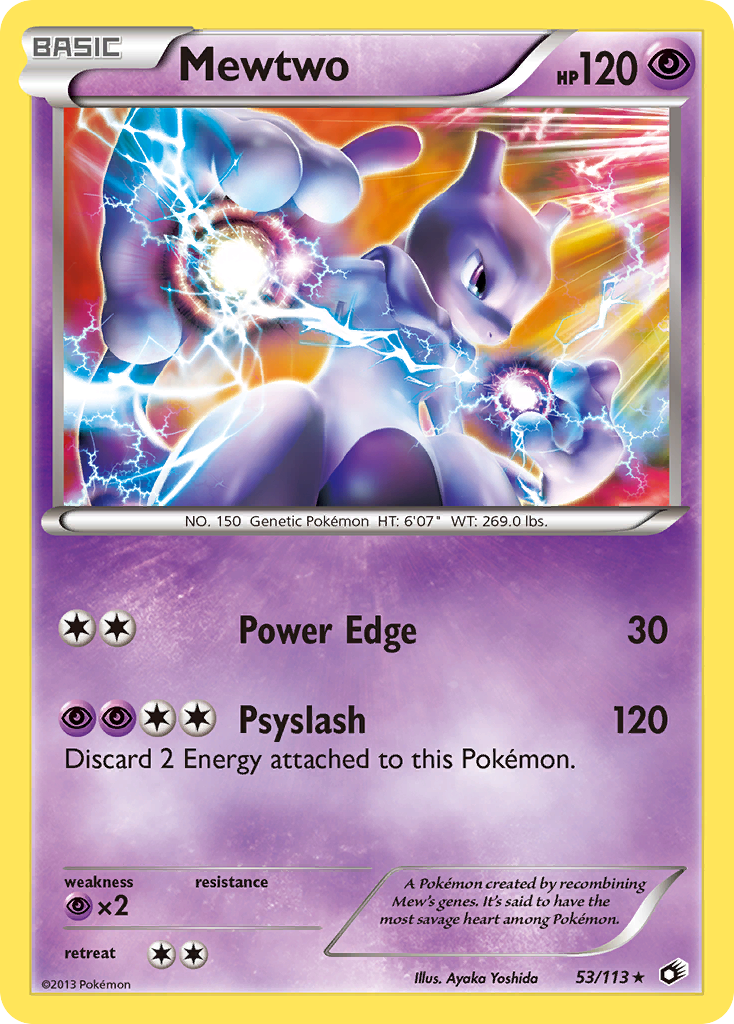 Mewtwo - Legendary Treasures - #53 - Pokemon TCG card