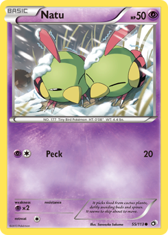 Natu - Legendary Treasures - #55 - Pokemon TCG card