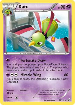 Xatu - Legendary Treasures - #56 - Pokemon TCG card