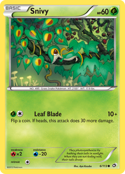 Snivy - Legendary Treasures - #6 - Pokemon TCG card