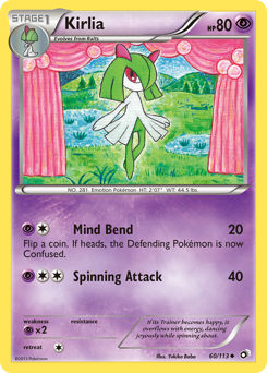Kirlia #60 Kirlia - Legendary Treasures - #60 - Pokemon TCG card