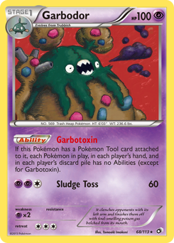 Garbodor #68 Garbodor - Legendary Treasures - #68 - Pokemon TCG card