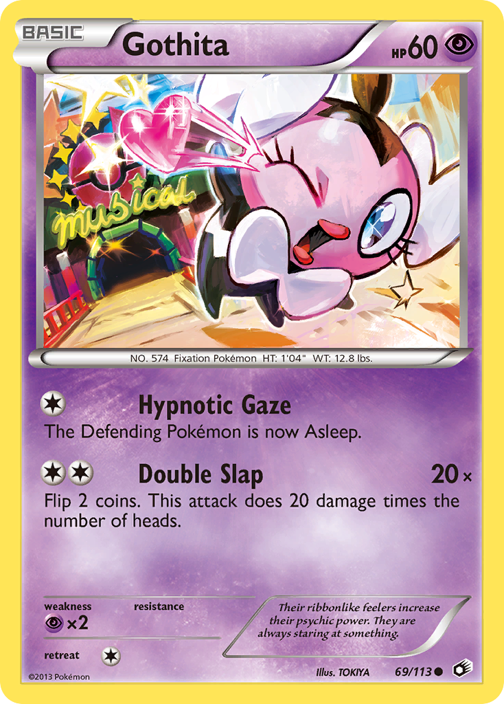 Gothita - Legendary Treasures - #69 - Pokemon TCG card