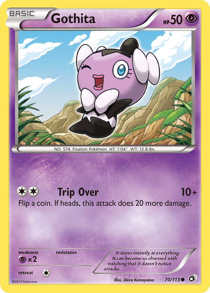 Gothita - Legendary Treasures - #70 - Pokemon TCG card