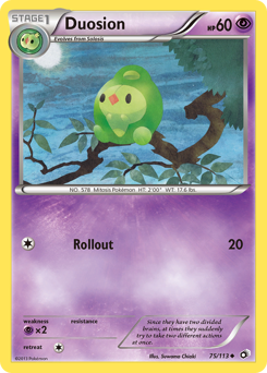 Duosion - Legendary Treasures - #75 - Pokemon TCG card