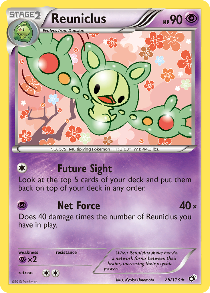 Reuniclus - Legendary Treasures - #76 - Pokemon TCG card