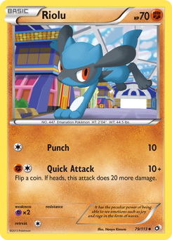 Riolu #79 Riolu - Legendary Treasures - #79 - Pokemon TCG card