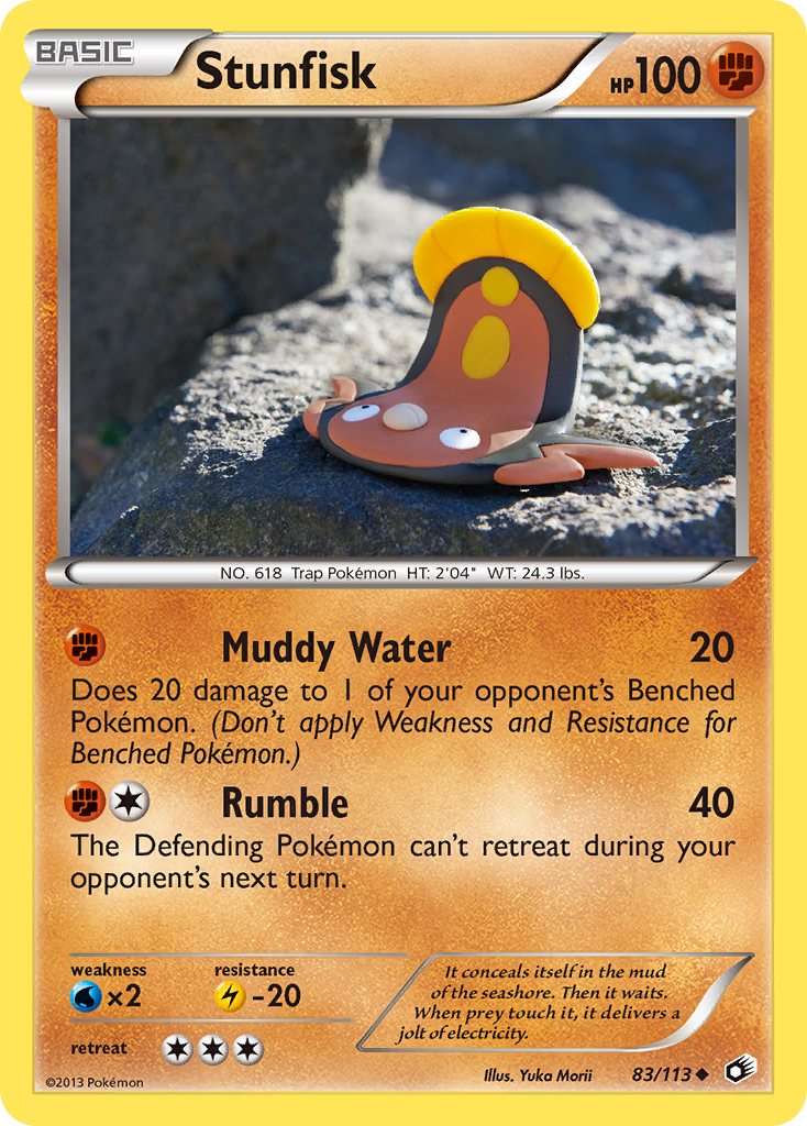 Stunfisk - Legendary Treasures - #83 - Pokemon TCG card