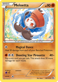 Meloetta #86 Meloetta - Legendary Treasures - #86 - Pokemon TCG card