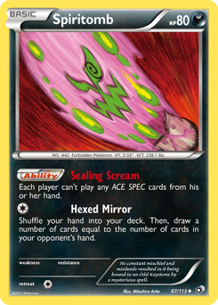 Spiritomb #87 Spiritomb - Legendary Treasures - #87 - Pokemon TCG card
