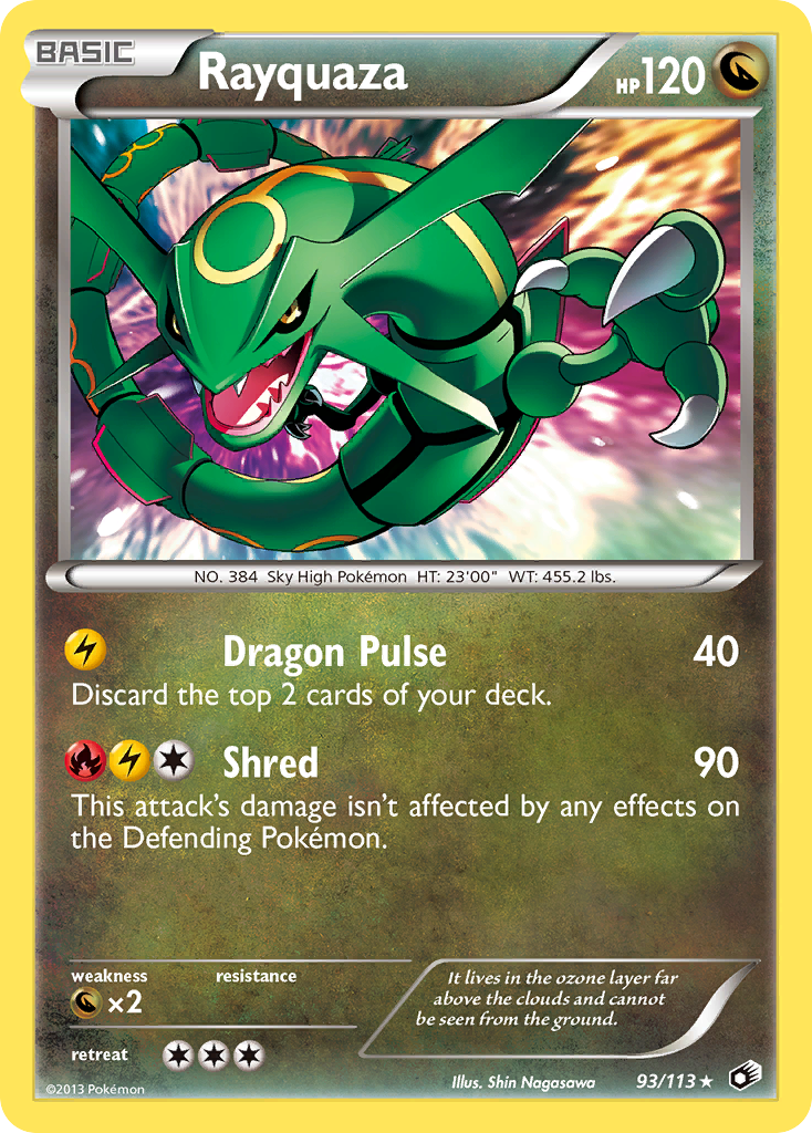 Rayquaza - Legendary Treasures - #93 - Pokemon TCG card