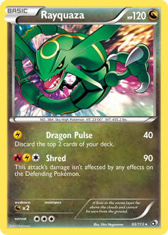 Rayquaza #93 Rayquaza - Legendary Treasures - #93 - Pokemon TCG card