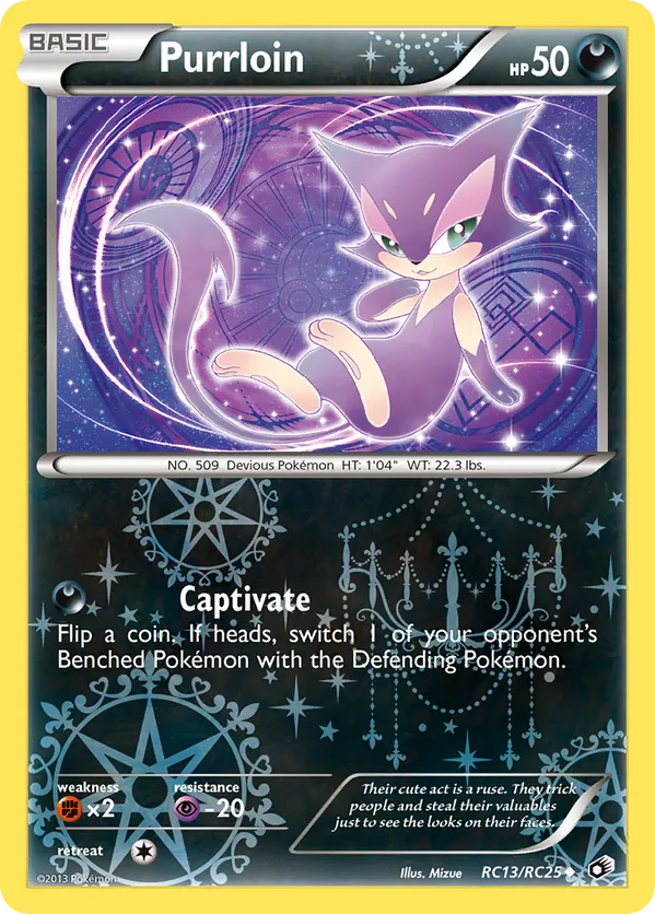 Purrloin - Legendary Treasures: Radiant Collection - #RC13 - Pokemon TCG card