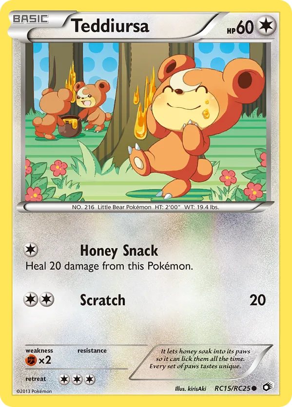 Teddiursa - Legendary Treasures: Radiant Collection - #RC15 - Pokemon TCG card