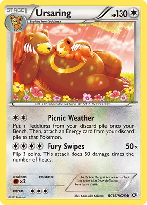 Ursaring - Legendary Treasures: Radiant Collection - #RC16 - Pokemon TCG card