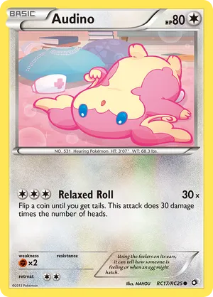 Audino #RC17 Audino - Legendary Treasures: Radiant Collection - #RC17 - Pokemon TCG card