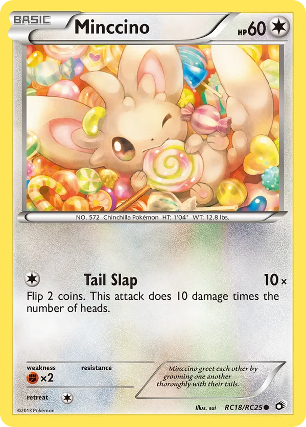 Minccino - Legendary Treasures: Radiant Collection - #RC18 - Pokemon TCG card