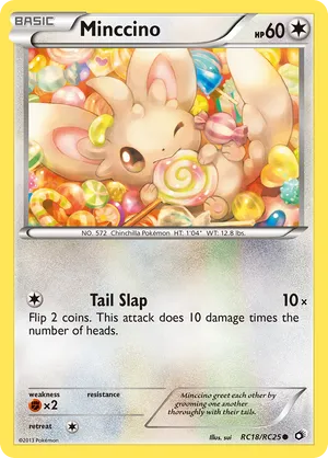 Minccino #RC18 Minccino - Legendary Treasures: Radiant Collection - #RC18 - Pokemon TCG card