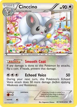 Cinccino - Legendary Treasures: Radiant Collection - #RC19 - Pokemon TCG card