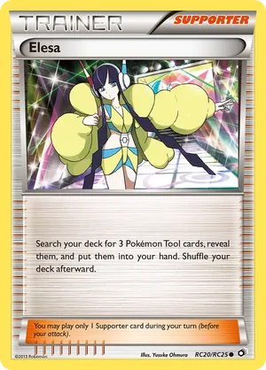 Elesa - Legendary Treasures: Radiant Collection - #RC20 - Pokemon TCG card