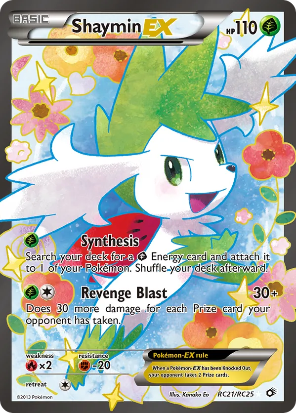Shaymin-EX - Legendary Treasures: Radiant Collection - #RC21 - Pokemon TCG card