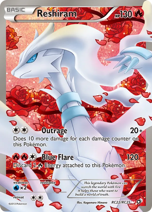 Reshiram - Legendary Treasures: Radiant Collection - #RC22 - Pokemon TCG card