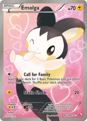 Emolga #RC23 Emolga - Legendary Treasures: Radiant Collection - #RC23 - Pokemon TCG card