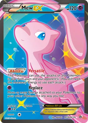 Mew-EX - Legendary Treasures: Radiant Collection - #RC24 - Pokemon TCG card