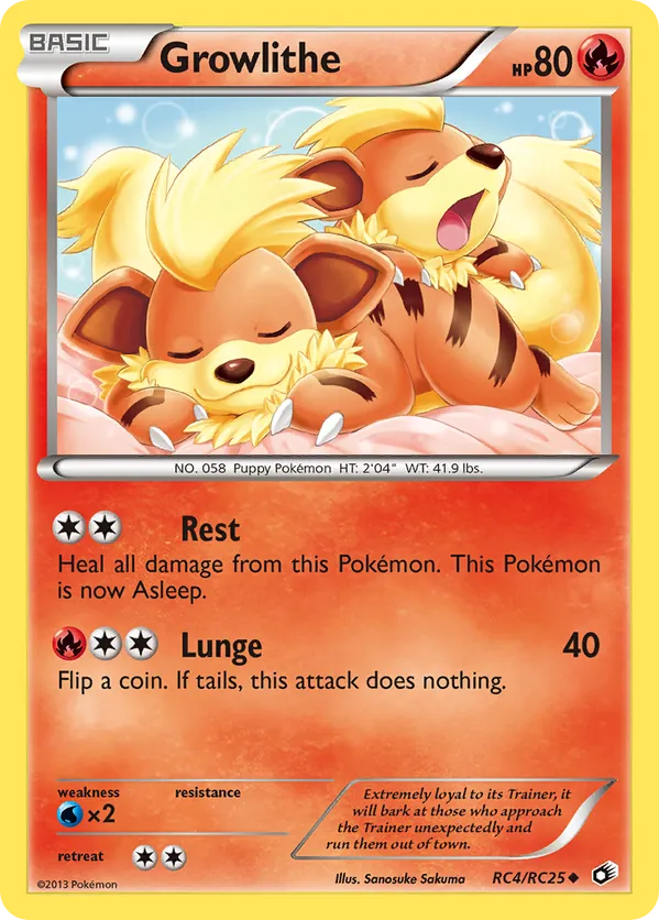 Growlithe - Legendary Treasures: Radiant Collection - #RC4 - Pokemon TCG card