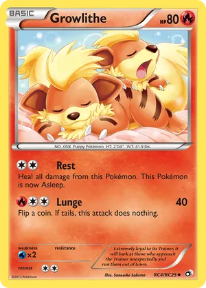 Growlithe - Legendary Treasures: Radiant Collection - #RC4 - Pokemon TCG card