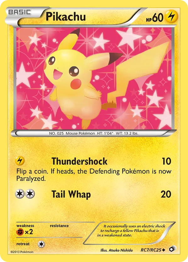 Pikachu - Legendary Treasures: Radiant Collection - #RC7 - Pokemon TCG card