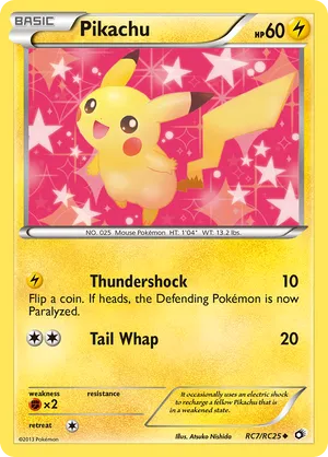 Pikachu #RC7 Pikachu - Legendary Treasures: Radiant Collection - #RC7 - Pokemon TCG card