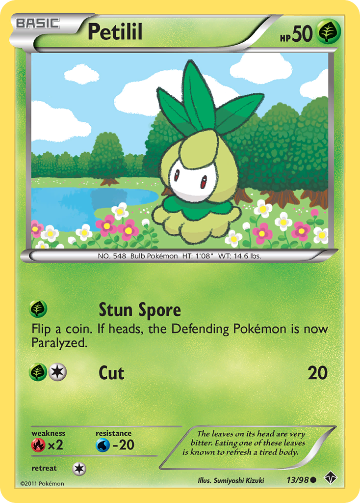 Petilil - Emerging Powers - #13 - Pokemon TCG card