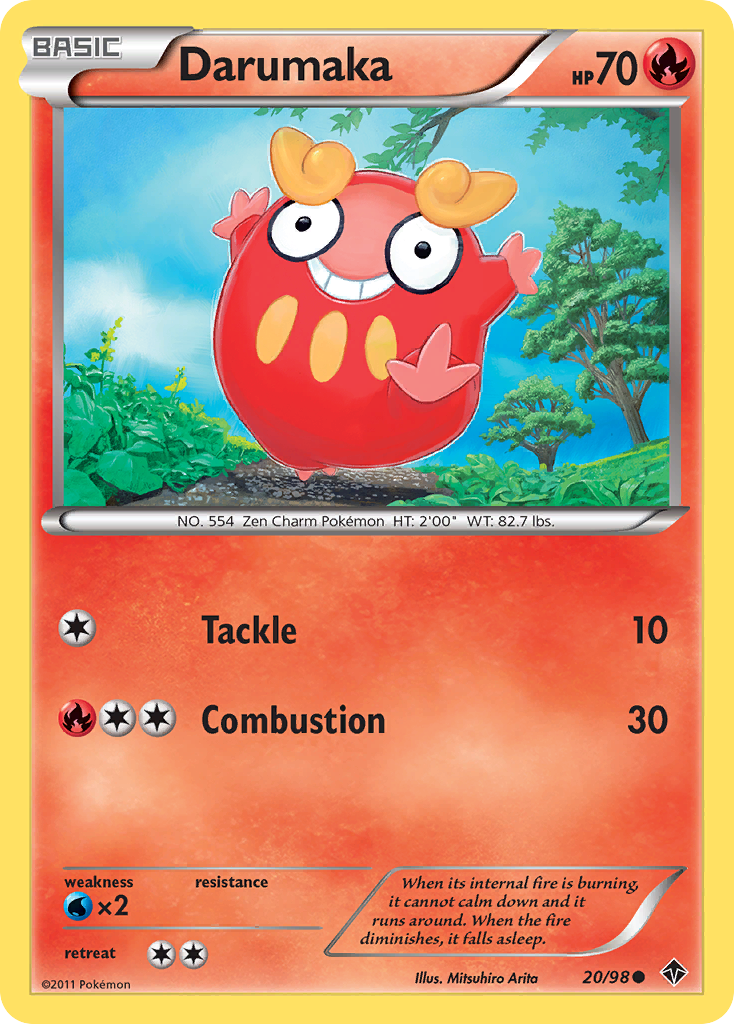 Darumaka - Emerging Powers - #20 - Pokemon TCG card