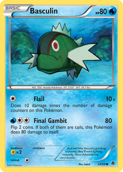 Basculin #24 Basculin - Emerging Powers - #24 - Pokemon TCG card