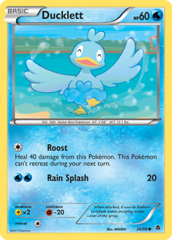 Ducklett - Emerging Powers - #26 - Pokemon TCG card