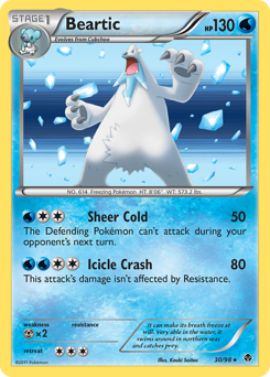 Beartic - Emerging Powers - #30 - Pokemon TCG card