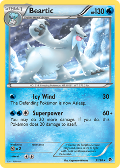 Beartic - Emerging Powers - #31 - Pokemon TCG card