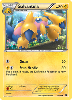 Galvantula #34 Galvantula - Emerging Powers - #34 - Pokemon TCG card