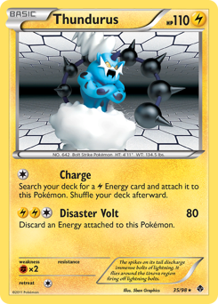 Thundurus - Emerging Powers - #35 - Pokemon TCG card